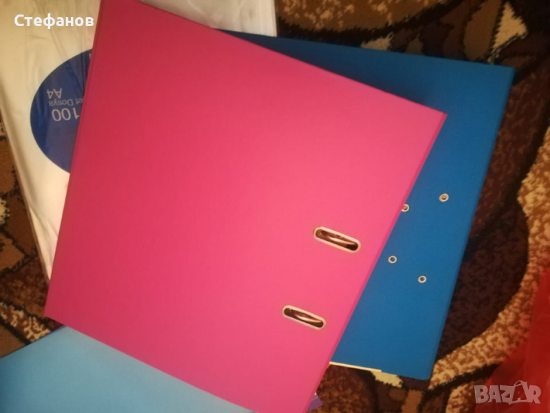 Принтерна хартия 3 стека и 2 класьора, снимка 1