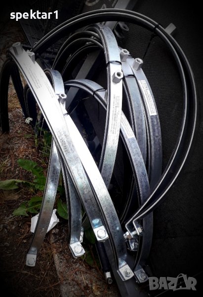 Полу обръчи за стягане на тръби и други Ф 50 сантиметра диаметър, снимка 1