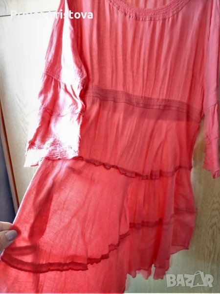 Елегантна рокля, памук, снимка 1