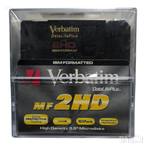 Verbatim mf 2HD 10pack IBM formatted , снимка 1