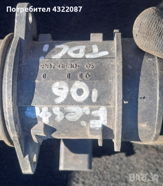 Дебитомер 96 471 440 80 1.4TDCI /1.4 HDI 2006г., снимка 1
