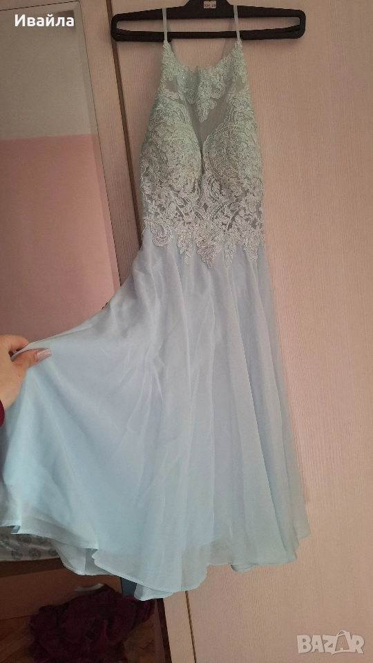 Синя официална рокля, снимка 1