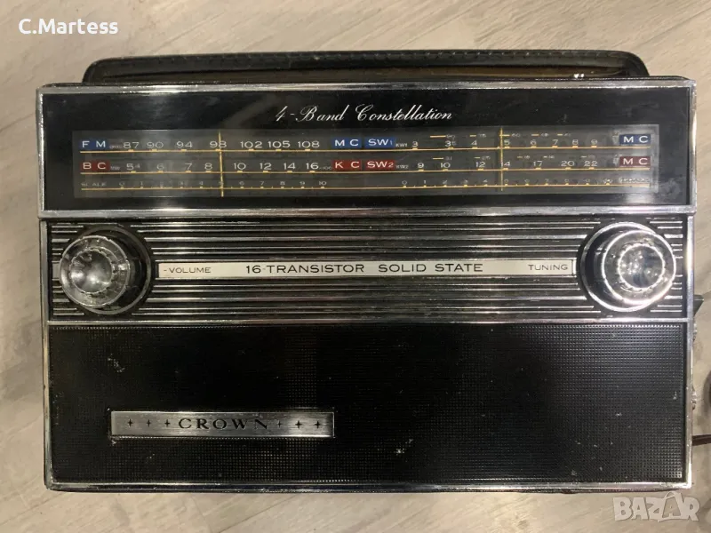 CROWN 16-Transistor JAPAN VINTAGE 1960 / , снимка 1