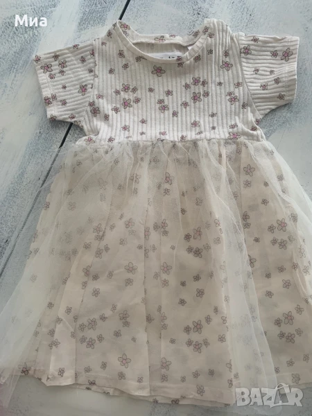 Рокля с къс ръкав за момиченце Zara, снимка 1