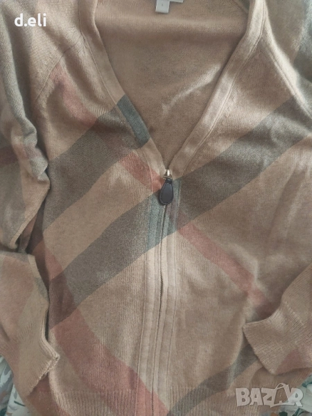 BURBERRY Original  Size L и John Lewis Size L 100% Кашмир, снимка 1