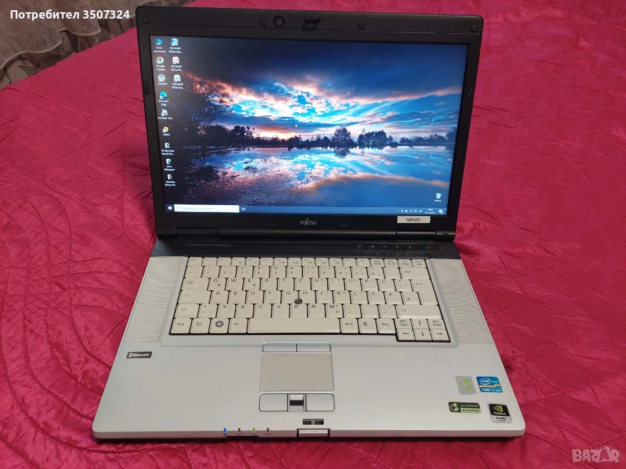 4 ядрен лаптоп FUJITSU i7 Series , снимка 1