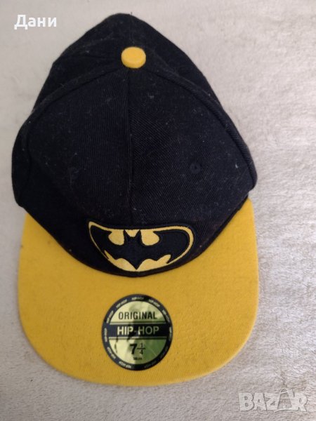 Шапка Batman, Черен/Жълт, 58 CM Standard, снимка 1