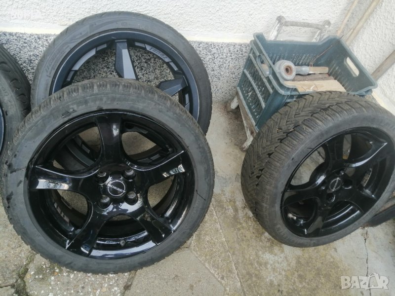 Джанти Borbet и Гуми зимни Michelin Alpin 195/45/R16, снимка 1