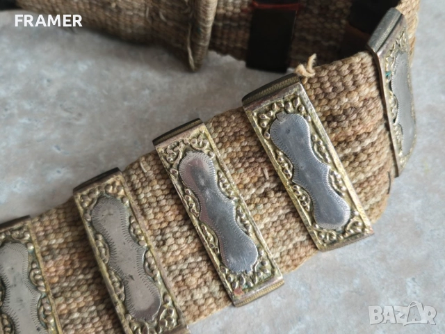 220 годишен възрожденски сребърен колан Беломорска Тракия Дедеагач пафти пафта, снимка 11 - Антикварни и старинни предмети - 51863953