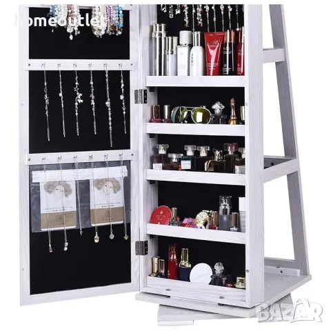 Органайзер за дамски аксесоари с огледало 10QHXF7021CWH, снимка 2 - Шкафове - 47589898
