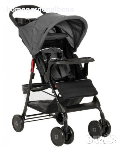 Лятна детска количка Zizito Adel – лека, компактна, сгъване с една ръка, снимка 3 - Детски колички - 54166825