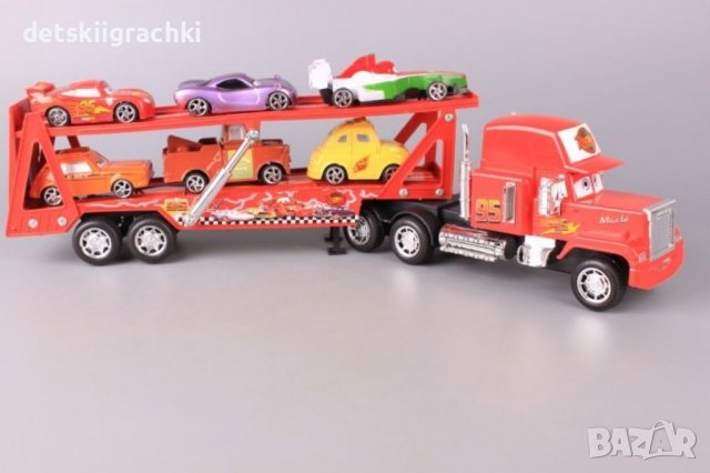 Макуин автовоз с 6 бр. коли на Макуин, снимка 1 - Коли, камиони, мотори, писти - 38559581