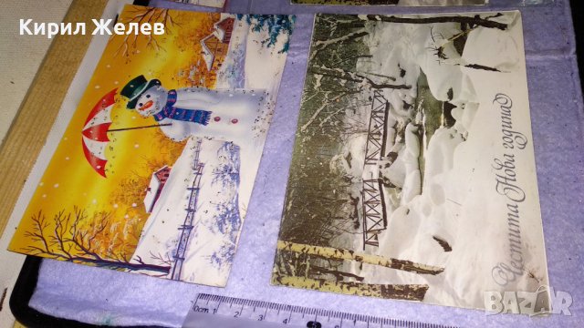 ЛОТ 4 СТАРИ ПОЩЕНСКИ КАРТИЧКИ ТЕМА ЧЕСТИТА НОВА ГОДИНА ЧЕСТИТКА за ЧНГ 6556, снимка 3 - Филателия - 38810907