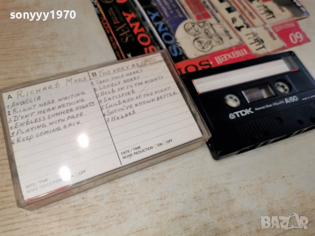 TDK A60 MADE IN JAPAN-RICHARD MARX 3112251939, снимка 4 - Аудио касети - 52945304
