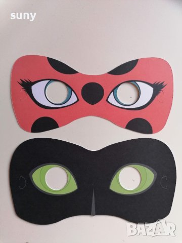 Парти маска Калинката и черния котарак, снимка 1 - Други - 42440432