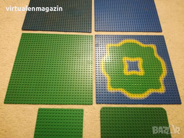 Lego - 6 Стари Лего базови плочи - Оригинални!, снимка 3 - Колекции - 40594530