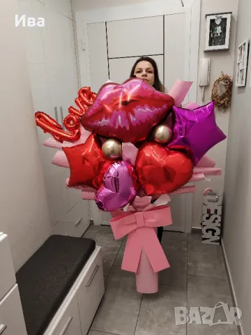 Гигантски букет от балони поръчки за гр. Варна , снимка 1
