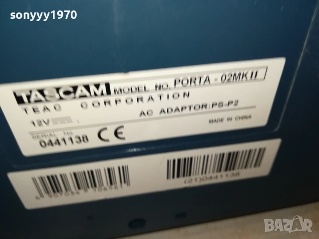 заявено-TASCAM-SWISS 2108251343, снимка 8 - Ресийвъри, усилватели, смесителни пултове - 51441260