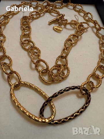 Златни бижута на Just Cavalli, снимка 4 - Колиета, медальони, синджири - 53331305