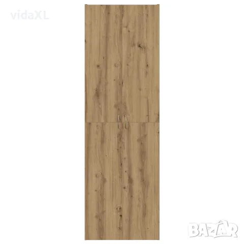 vidaXL Библиотека, дъб артизан, 60x32x190 см, инженерно дърво, снимка 3 - Етажерки - 56146985