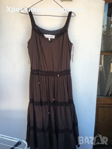 Дълга лятна памучна рокля Л/ХЛ