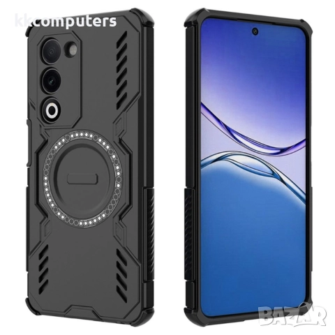 Oppo A5 5G магнитен калъф Butterfly Armor – PC + TPU - 5 цвята, снимка 5 - Резервни части за телефони - 51607414