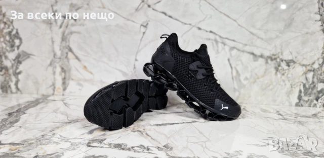 Puma Мъжки Черни Маратонки🔝Мъжки Спортни Обувки Пума Код P758, снимка 2 - Маратонки - 50679223