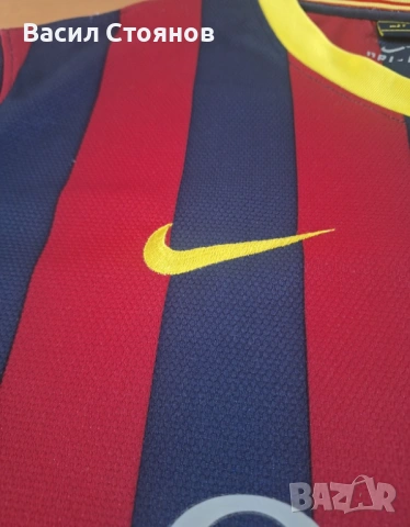 Барселона/Barcelona #10 Messi Nike home 2013-14г. - размер М, снимка 5 - Фен артикули - 54346217