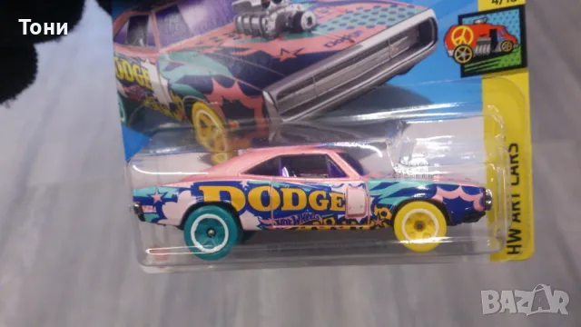  Hot Wheels DODGE CHARGER R/T 70' ART, снимка 1