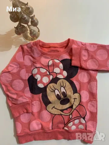 Блузка с дълъг ръкав за момиченце Мини Маус 