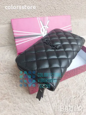 Черно портмоне  YSL кодSG55, снимка 2 - Портфейли, портмонета - 35749561