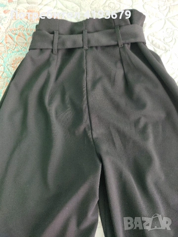 Черен панталон нов L  размер , снимка 3 - Панталони - 54055856