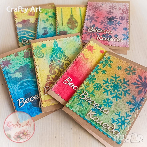 Коледни картички , снимка 4 - Други - 51980033