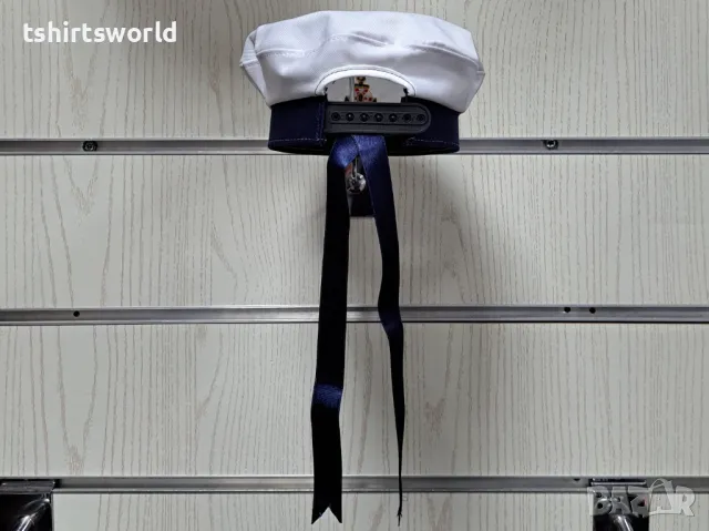 Нова детска моряшка шапка Юнга, SAILOR с Котва, снимка 4 - Шапки, шалове и ръкавици - 47690145