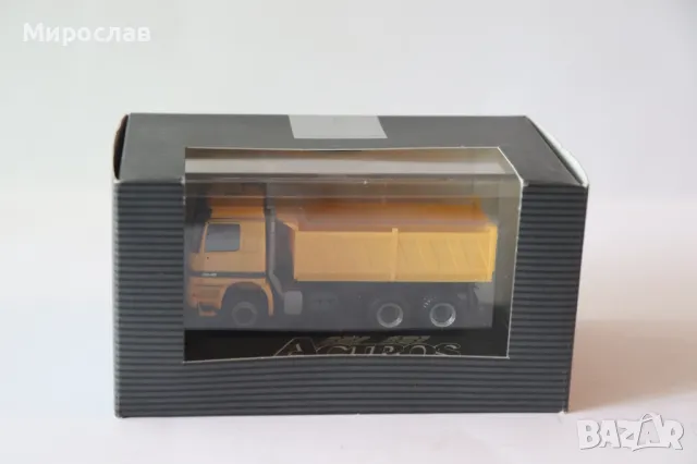 HERPA 1:87 H0 MERCEDES ACTROS САМОСВАЛ МОДЕЛ КАМИОН, снимка 7 - Колекции - 50177463