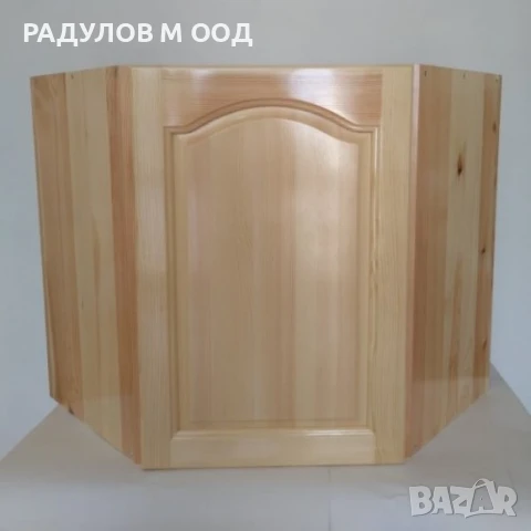 Кухненски ъглов шкаф чам Б64 плътна врата, горен ред 60*60*30 см / 30544-1