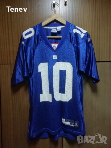 New York Giants Manning #10 Reebok Jersey NFL оригинална тениска фланелка Ню Йорк Манинг, снимка 2 - Тениски - 52961352