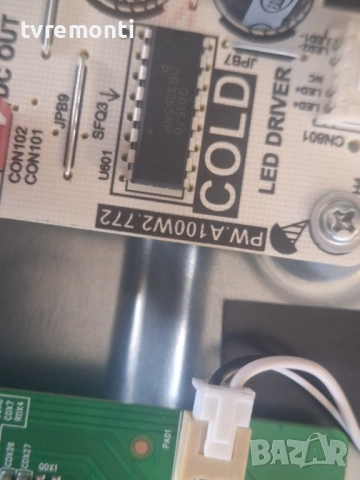 POWER SUPPLY PW.A100W2.772  за 43-инчов телевизор TCL Модел 43T6C, с дисплей  LVU430NDAL, снимка 2 - Части и Платки - 53085520