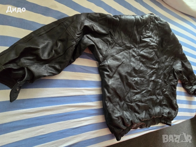 Кожено Яке 58 номер ярешка кожа мека , снимка 6 - Якета - 51905815
