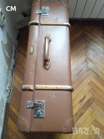 Стар немски куфар, Vulkanfiber, снимка 5 - Антикварни и старинни предмети - 53368245
