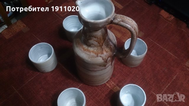 Керамичен винен сервиз от 6 части - СБХ.