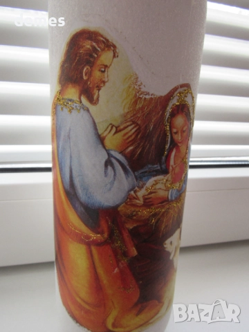 Луксозна бутилка с вино с коледна декорация, снимка 3 - Декорация за дома - 52880239