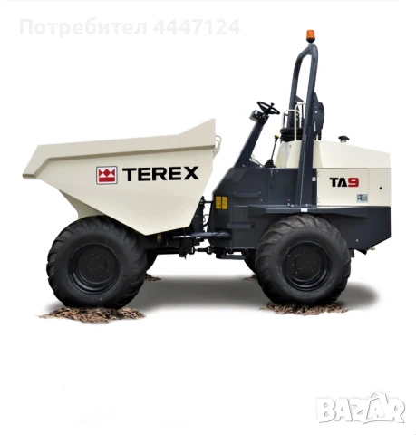 Неротиращи дъмпери, TEREX, BENFORD, 1, 3, 9 тона, Под наем, снимка 1