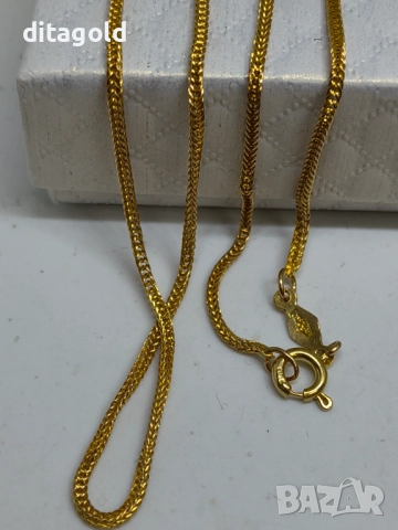 Употребяван 18К златен синджир и 18К златен кръст, снимка 8 - Колиета, медальони, синджири - 52751103