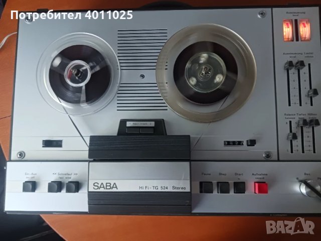 Магнетофон saba tg 524 Hii, снимка 5 - Микрофони - 51317380