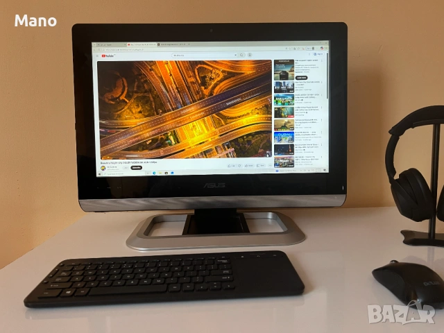 All in One компютърна система Asus ET222I на цената на компютър. , снимка 3 - За дома - 54127724
