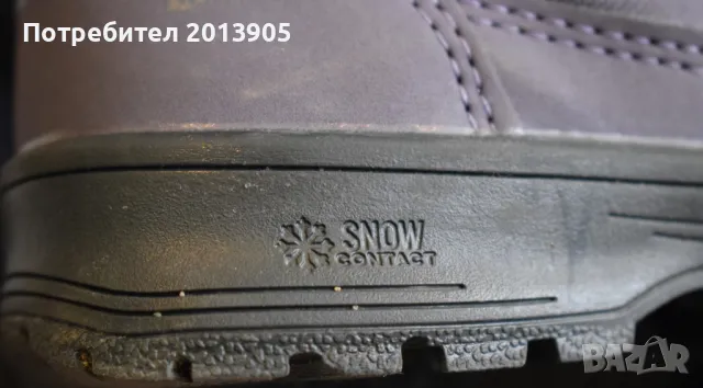 Непромокаеми ботуши за преходи в сняг, с велкро, № 25, лилави , снимка 5 - Детски боти и ботуши - 49729447