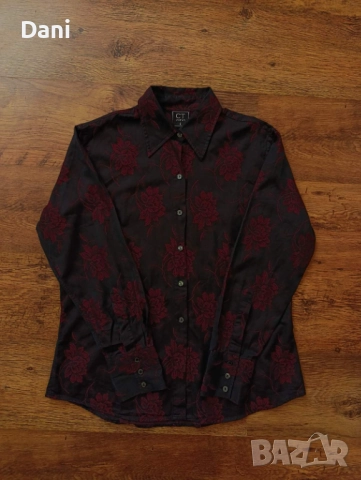 Дамска риза с бродерия рози