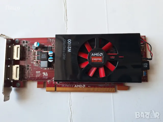 професионална видео карта AMD FIrePro W2100 2GB DDR3 128bit 2xDP LP