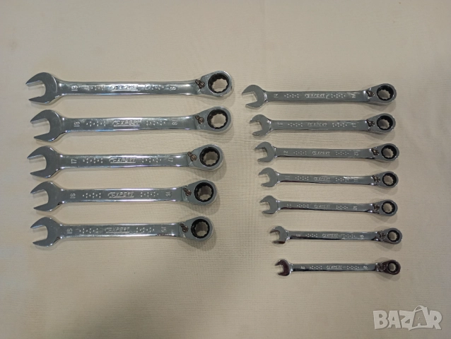 Expert Facom звездогаечни ключове с тресчотка 12 бр 